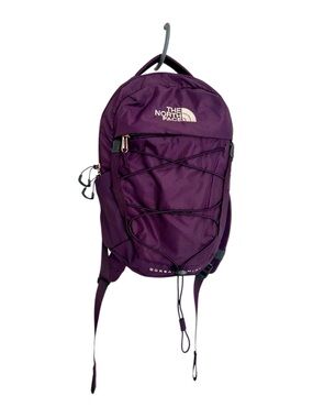 The North Face Borealis Mini backpack blackberry wine rose gold metallic